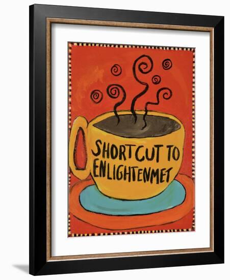 Shortcut to Enlightenment (Border)-Jennie Cooley-Framed Giclee Print