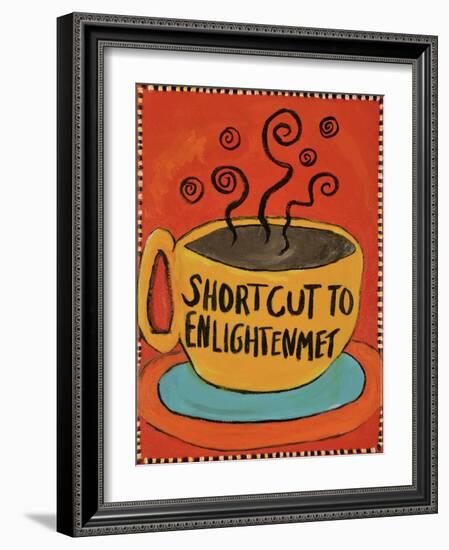 Shortcut to Enlightenment (Border)-Jennie Cooley-Framed Giclee Print