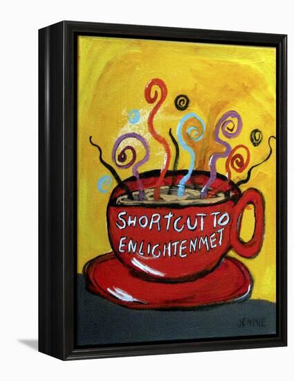 Shortcut to Enlightenment-Jennie Cooley-Framed Premier Image Canvas