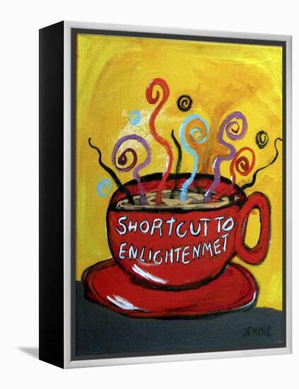 Shortcut to Enlightenment-Jennie Cooley-Framed Premier Image Canvas