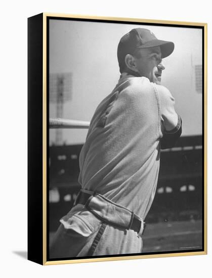 Shortstop Luke Appling Swinging a Bat-Wallace Kirkland-Framed Premier Image Canvas