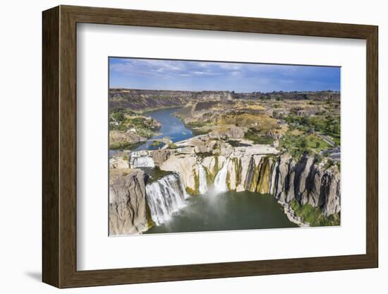 Shoshone Falls cascades, Twin Falls, Idaho, USA-Michael Runkel-Framed Photographic Print