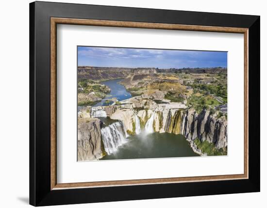 Shoshone Falls cascades, Twin Falls, Idaho, USA-Michael Runkel-Framed Photographic Print