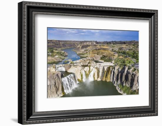 Shoshone Falls cascades, Twin Falls, Idaho, USA-Michael Runkel-Framed Photographic Print
