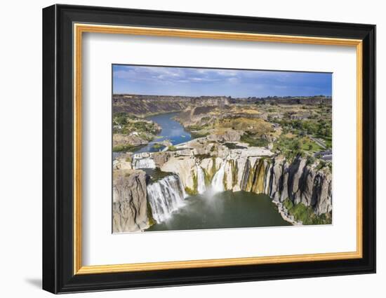 Shoshone Falls cascades, Twin Falls, Idaho, USA-Michael Runkel-Framed Photographic Print