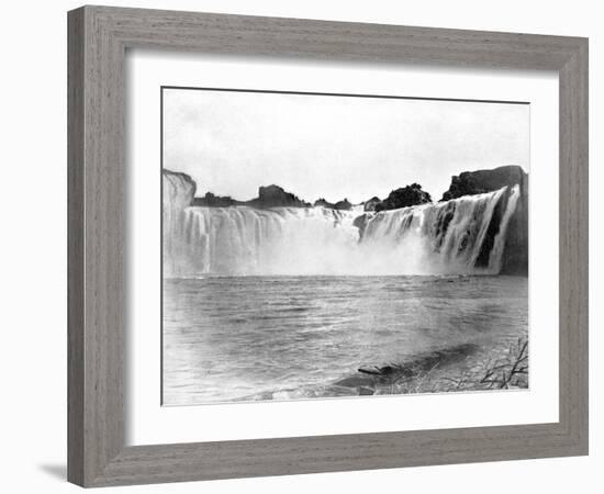 Shoshone Falls, Idaho, USA, 1893-John L Stoddard-Framed Giclee Print