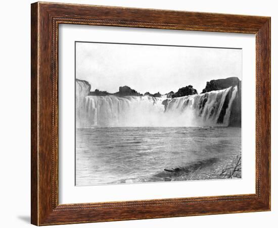 Shoshone Falls, Idaho, USA, 1893-John L Stoddard-Framed Giclee Print