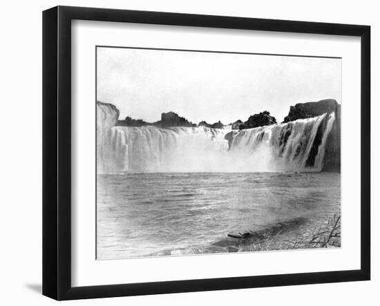 Shoshone Falls, Idaho, USA, 1893-John L Stoddard-Framed Giclee Print