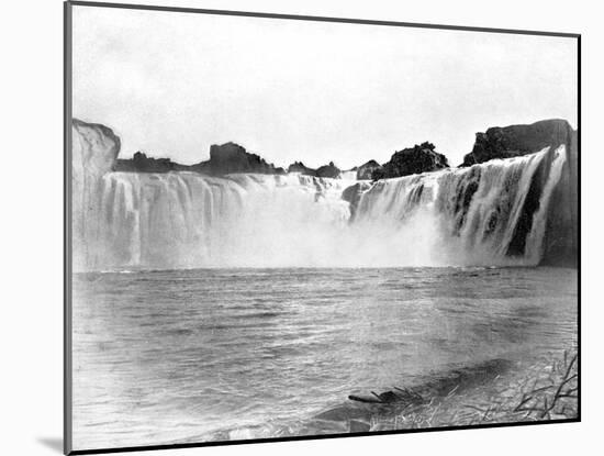 Shoshone Falls, Idaho, USA, 1893-John L Stoddard-Mounted Giclee Print