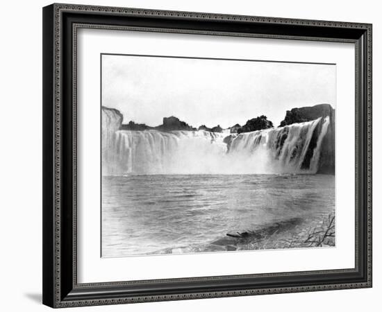 Shoshone Falls, Idaho, USA, 1893-John L Stoddard-Framed Giclee Print