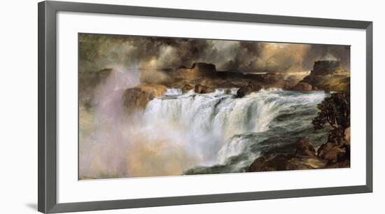 Shoshone Falls on the Snake River-Thomas Moran-Framed Art Print