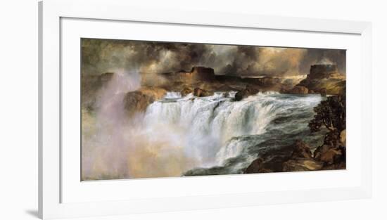 Shoshone Falls on the Snake River-Thomas Moran-Framed Art Print