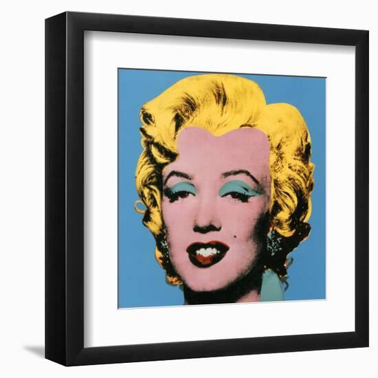 Shot Blue Marilyn, 1964-Andy Warhol-Framed Art Print