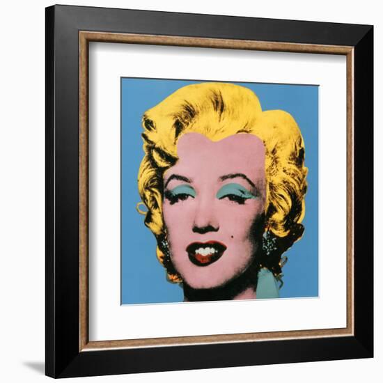 Shot Blue Marilyn, 1964-Andy Warhol-Framed Art Print