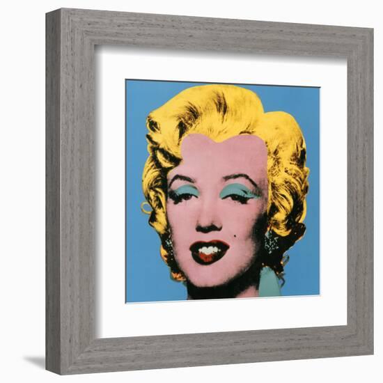 Shot Blue Marilyn, 1964-Andy Warhol-Framed Art Print