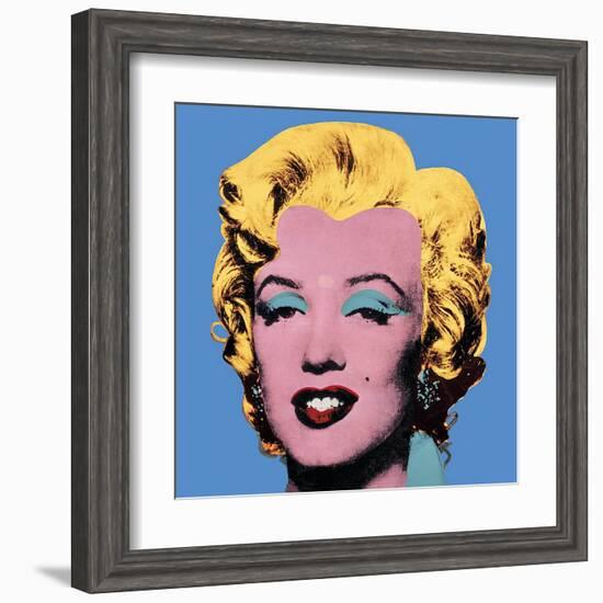 Shot Blue Marilyn, 1964-Andy Warhol-Framed Art Print