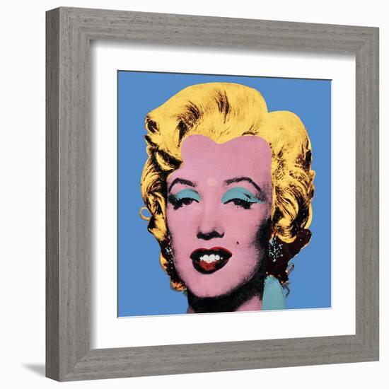 Shot Blue Marilyn, 1964-Andy Warhol-Framed Art Print