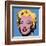 Shot Blue Marilyn, 1964-Andy Warhol-Framed Art Print