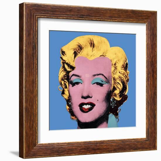 Shot Blue Marilyn, 1964-Andy Warhol-Framed Art Print