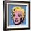 Shot Blue Marilyn, 1964-Andy Warhol-Framed Art Print