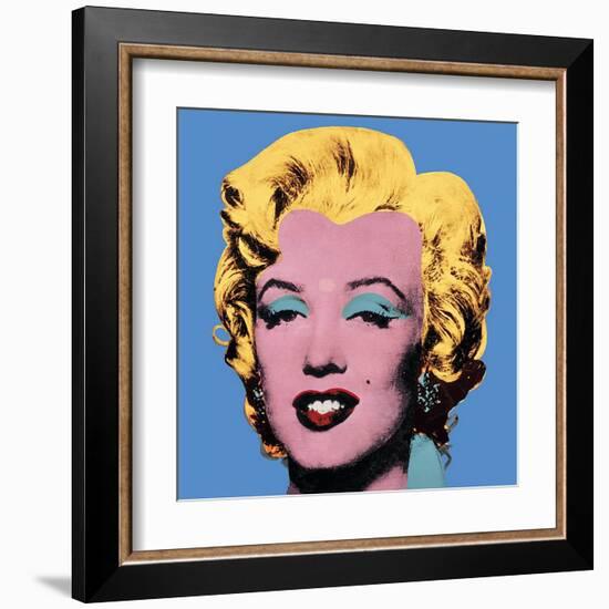 Shot Blue Marilyn, 1964-Andy Warhol-Framed Art Print