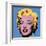 Shot Blue Marilyn, 1964-Andy Warhol-Framed Art Print