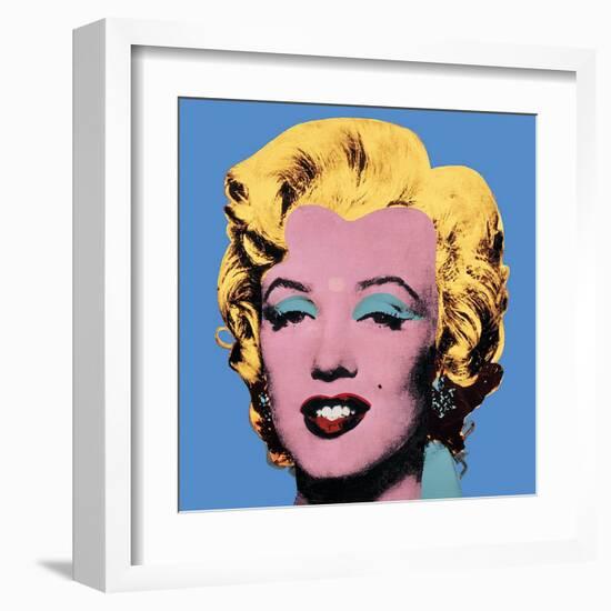 Shot Blue Marilyn, 1964-Andy Warhol-Framed Art Print