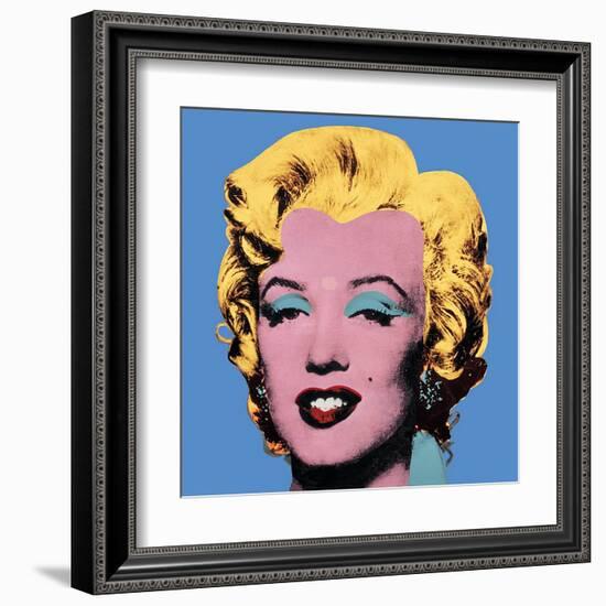 Shot Blue Marilyn, 1964-Andy Warhol-Framed Art Print