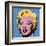 Shot Blue Marilyn, 1964-Andy Warhol-Framed Art Print