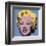 Shot Blue Marilyn, c.1964-Andy Warhol-Framed Giclee Print