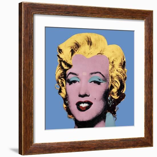 Shot Blue Marilyn, c.1964-Andy Warhol-Framed Giclee Print