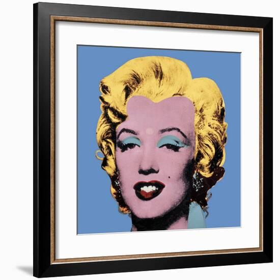 Shot Blue Marilyn, c.1964-Andy Warhol-Framed Giclee Print