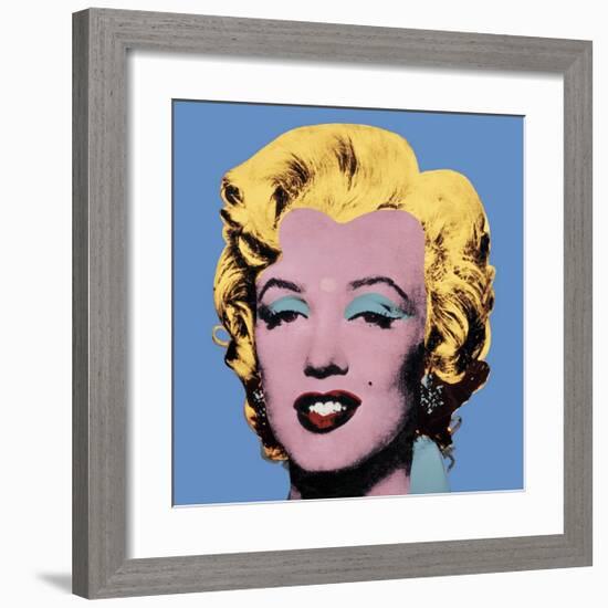 Shot Blue Marilyn, c.1964-Andy Warhol-Framed Giclee Print