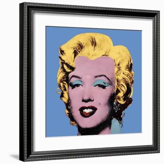 Shot Blue Marilyn, c.1964-Andy Warhol-Framed Giclee Print