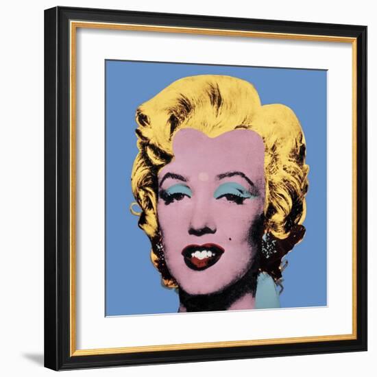 Shot Blue Marilyn, c.1964-Andy Warhol-Framed Giclee Print