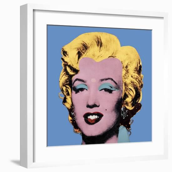 Shot Blue Marilyn, c.1964-Andy Warhol-Framed Giclee Print