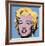 Shot Light Blue Marilyn, 1964-Andy Warhol-Framed Art Print