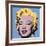 Shot Light Blue Marilyn, 1964-Andy Warhol-Framed Art Print