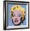 Shot Light Blue Marilyn, 1964-Andy Warhol-Framed Art Print