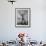 Shot of a Man Using Hand Lights to Signal an Incoming Aircraft Towards the Carrier's Landing-Hank Walker-Framed Photographic Print displayed on a wall