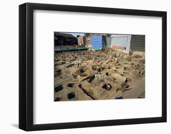 Shot of the Big Dig. Artist: Unknown-Unknown-Framed Photographic Print