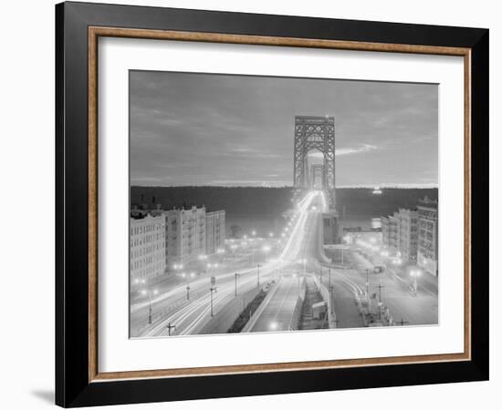 Shot of the George Washington Bridge-null-Framed Photographic Print