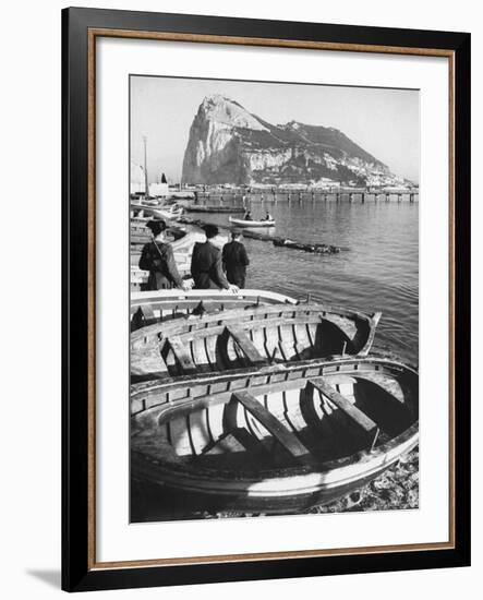 Shot of the Rock of Gibraltar-Ralph Crane-Framed Photographic Print