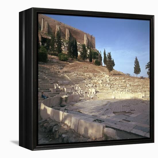 Shot of the Theatre of Dionysus in Athens, 5th Century Bc-CM Dixon-Framed Premier Image Canvas