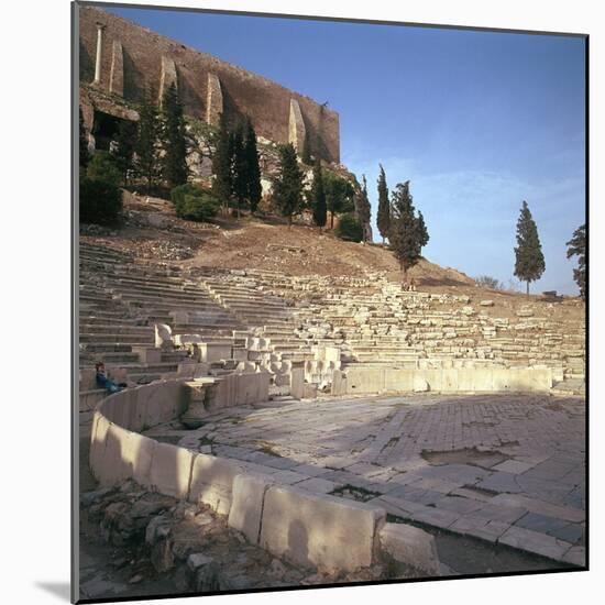 Shot of the Theatre of Dionysus in Athens, 5th Century Bc-CM Dixon-Mounted Photographic Print