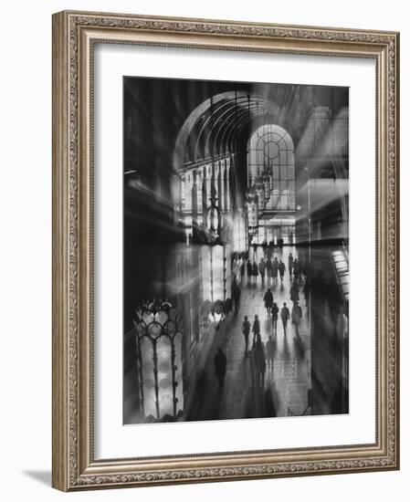 Shot of Vaulted Ceilings in the Fisher Building-Co Rentmeester-Framed Photographic Print