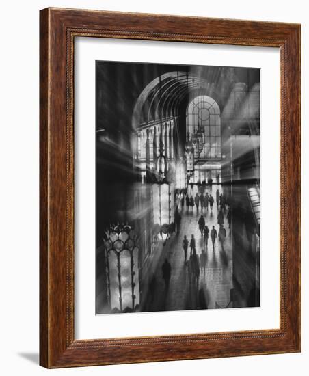 Shot of Vaulted Ceilings in the Fisher Building-Co Rentmeester-Framed Photographic Print