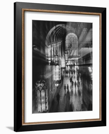 Shot of Vaulted Ceilings in the Fisher Building-Co Rentmeester-Framed Photographic Print