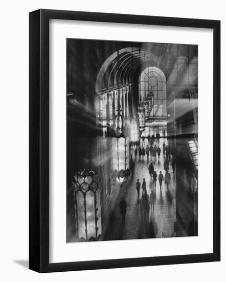 Shot of Vaulted Ceilings in the Fisher Building-Co Rentmeester-Framed Photographic Print