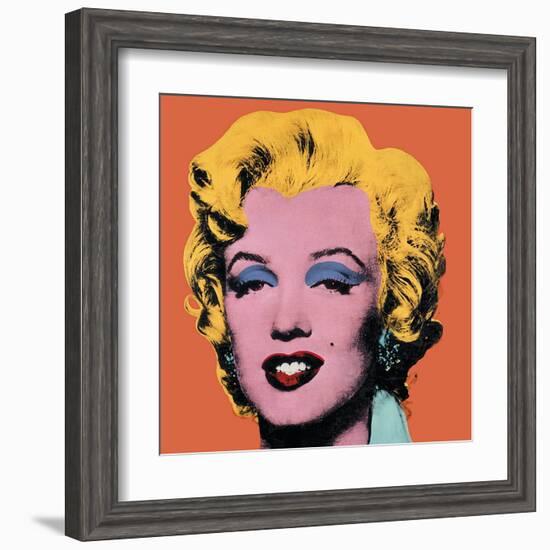 Shot Orange Marilyn, 1964-Andy Warhol-Framed Art Print